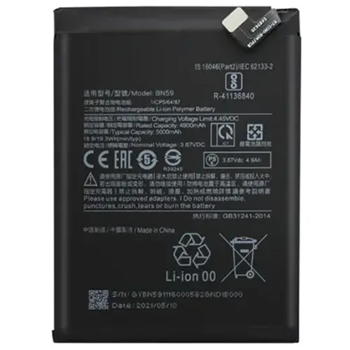 Replacement for XIAOMI BN59 NOTE10 PRO 10S BATTERY OMS - Quality Phone Parts in Sri Lanka